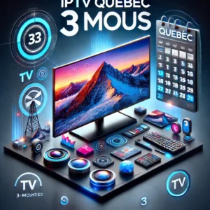 Image promotionnelle pour IPTV QC - Abonnement 3 Mois